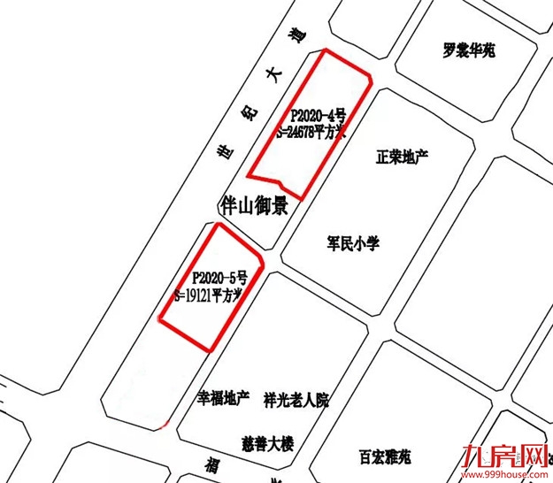 10.16晋江世纪大道边三宗优质宅地公开拍卖，最高毛坯商品住宅限价13552元/平方米——九房网