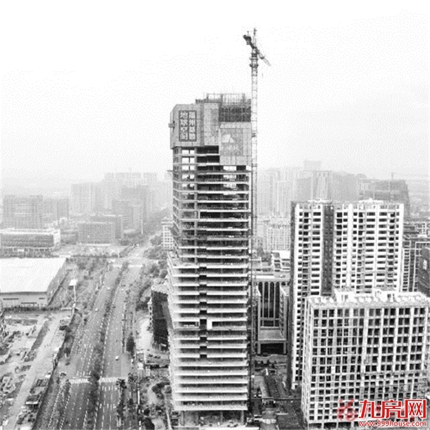 打造地球空间信息全产业链服务体系  国家地球空间信息福州产业化基地（一期）项目150米主楼封顶——九房网