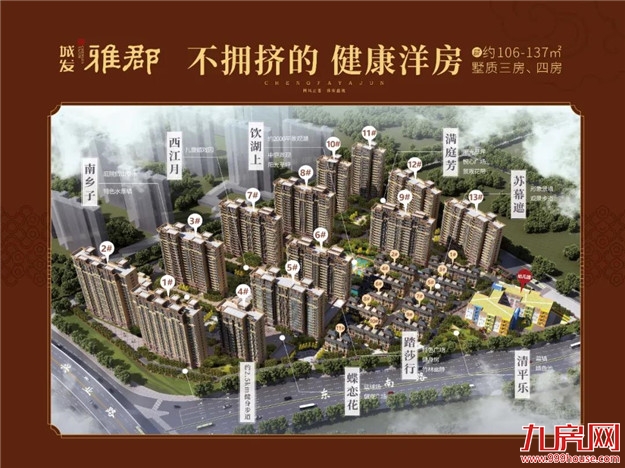 326套！最低9808元/㎡！一天炸出3张预售！最快月初就开盘！——九房网