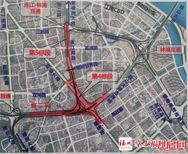 新建一座高架桥!福州市区这里将有大变化!——九房网 新建一座高架桥!福州市区这里将有大变化!——九房网