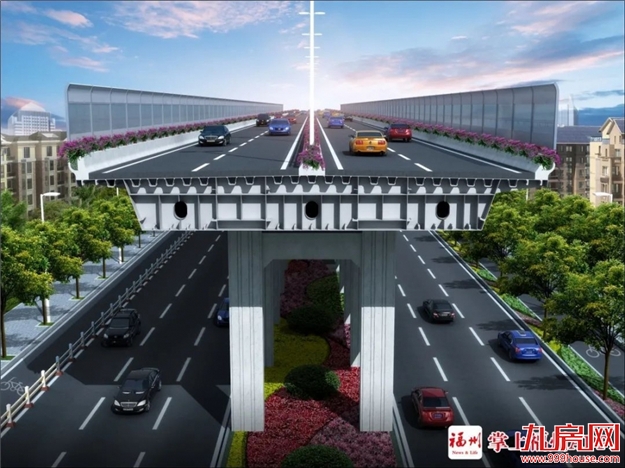 新建一座高架桥!福州市区这里将有大变化!——九房网 新建一座高架桥!福州市区这里将有大变化!——九房网