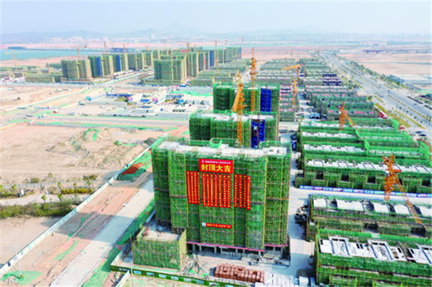 新突破!阳塘安居小区全面封顶 将建成安置房3232套——九房网 新突破!阳塘安居小区全面封顶 将建成安置房3232套——九房网