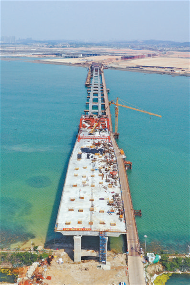 厦门首座双层跨海大桥建设进度已过半,12月底主体贯通!——九房网 厦门首座双层跨海大桥建设进度已过半,12月底主体贯通!——九房网