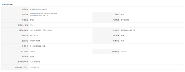 中海国贸新项目报建！总投92.3亿元！计划明年2月开工！——九房网