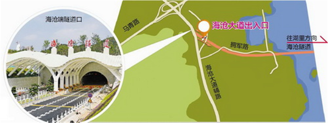 海沧隧道怎么走？示意图来了——九房网