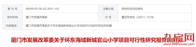 环东海域新城又将新增一所36班规模小学啦!——九房网