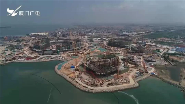 凤凰体育馆完成主体结构封顶！厦门新体育中心建设加速推进！——九房网