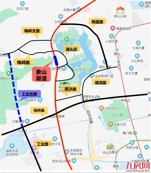 福州象山隧道将变双向10车道！尤溪洲大桥也要改造——九房网