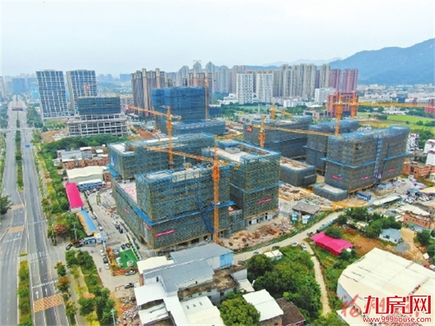 福州高新区光电产业基地主体提前封顶——九房网