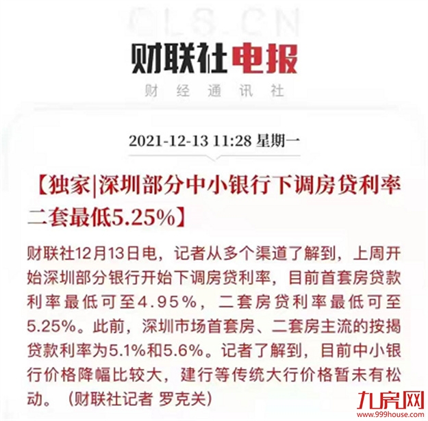 重磅！降回4字头！房贷利率下调！福州人购房成本降了....——九房网