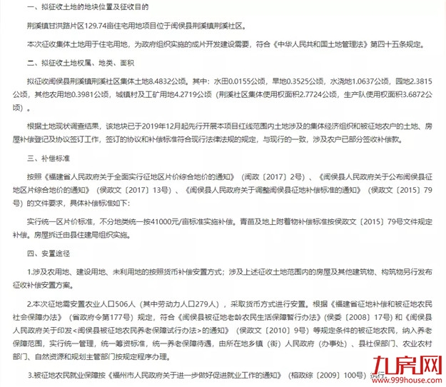 近2000亩！27个村！2022年福州征迁地图曝光！有你家吗？——九房网