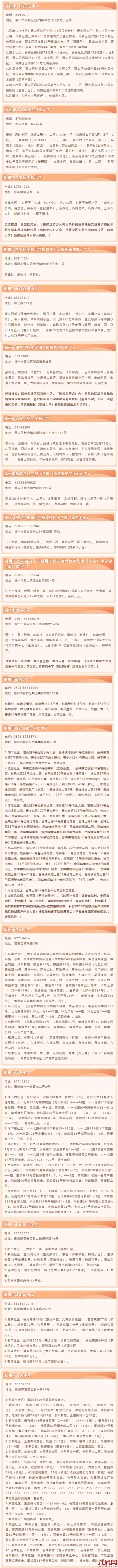 超强攻略！福州2022年小学划片+小升初对口方案曝光！这些楼盘变身学区房！——九房网