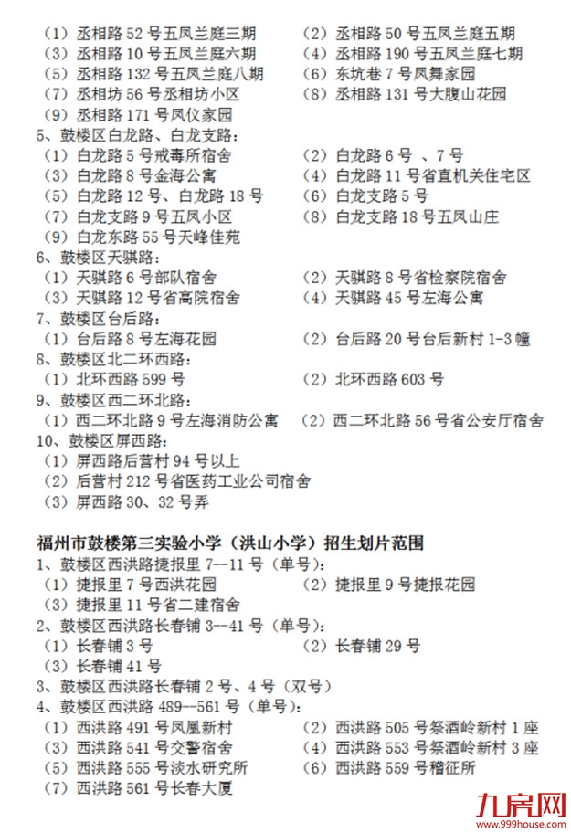 超强攻略！福州2022年小学划片+小升初对口方案曝光！这些楼盘变身学区房！——九房网