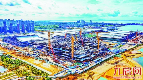 厦门新会展中心再传捷报 会议中心主体结构全面封顶——九房网