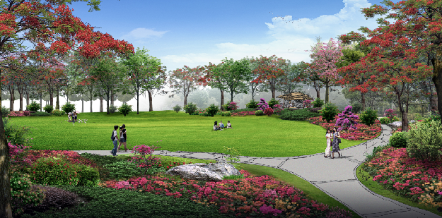 约34万㎡中心公园奠基仪式圆满落幕！城市绿境正式启动建设——九房网